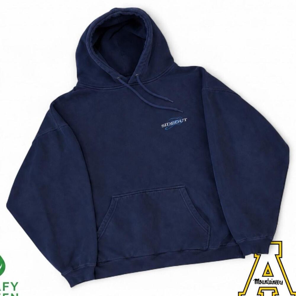 VTG 90s Sideout Grail Surf Hoodie Y2K Wide Boxy Oakley Software Style us sz M